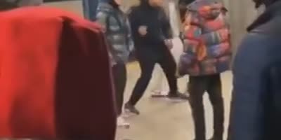 NYC subway brawl