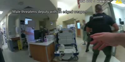 Cops fatally shoot man armed with scissors in Florida hospital