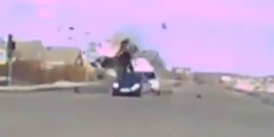 High Speed Destruction On Russian Road
