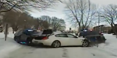 Dash cam: Officer pursues fleeing shooting suspect in Brooklyn Park