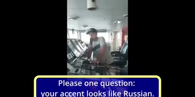 Trolling russian Ship