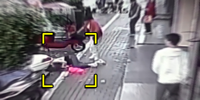 Chinese Pedestrian Decimated by Falling Debris