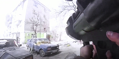 Ukrainian Soldier Surprises the Enemy with a Missile