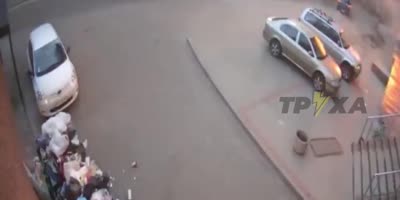 Missile attack in Kiev