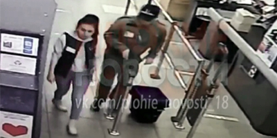 Karma: Security Guard Handles Guy Harassing Female Clerk