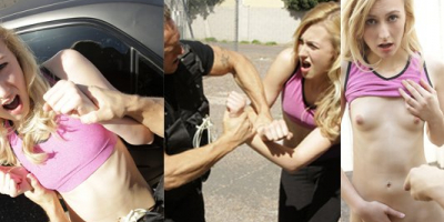 She was trying to cross the border and they fucked her uncontrollably
