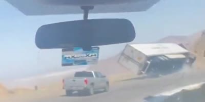 Truck Flips In Mexico