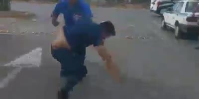 Street Fight in Mexico
