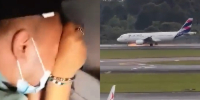Panic On The Plane During Emergency Landing In Colombia
