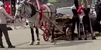 When a rich daughter in Tesla crashes in Sochi