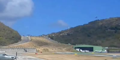 Plane crash in the Caribbean
