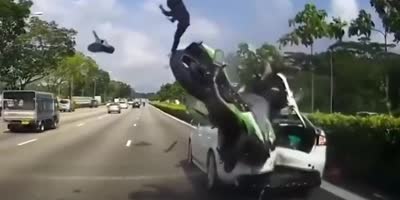 Bike Dude Goes Into Orbit.(R)