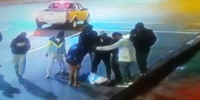 Man Knocked Out & Mugged In South Africa