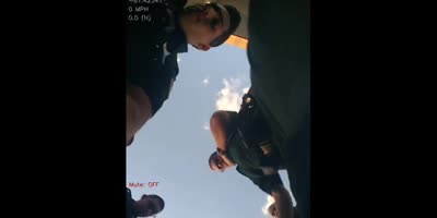 Orlando cop uses stun gun on suspect at gas station(better quality)