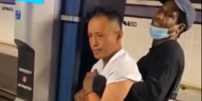 Asian Predator Assaulted In NY Subway (better quality)
