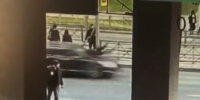 26YO Girl Struck By Speeding Car At Crosswalk In Russia