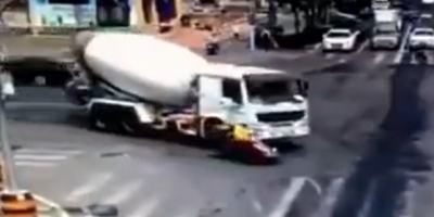 Cement Truck Scores Another
