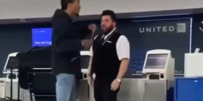 United Airlines Worker Gets More Than He Bargained For