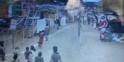 Man In Skirt Gets Zapped In India