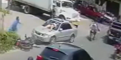 Woman Got Stuck In The Windshield After The Crash In Guatemala