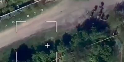 Group Of Soldiers Destroyed By Drone