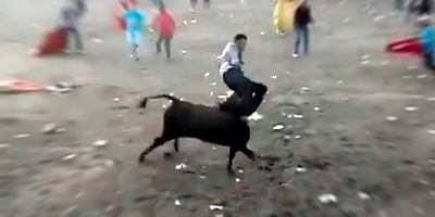 Bull Turns Colombian Dude into a Super Hero