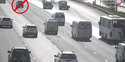 Not smart To Stop In The Middle Of The Highway.