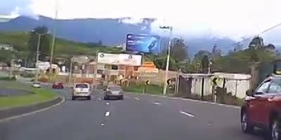People On The Roadside Vrushed By Lost Control Car In Ecuador