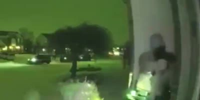 Female cop almost gets her head blown off(R)