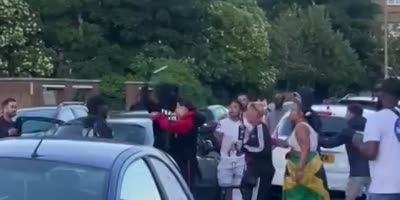Heated Confrontation In London