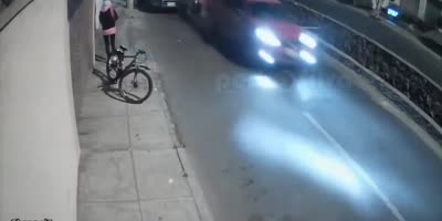 Woman hit on high speed
