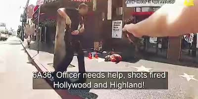 Cops in Hollywood shoot man with suspected gun(R)