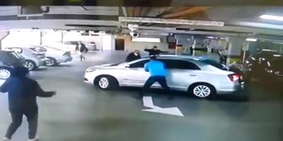 Brazen Carjacking In Parking Garage In Brazil