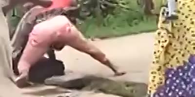 Man slaps woman, he didn't expect this outcome