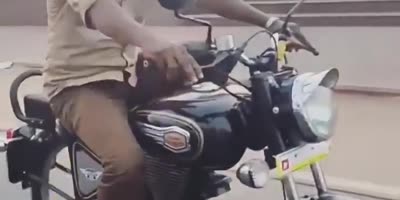 Human Powered Motorcycle.