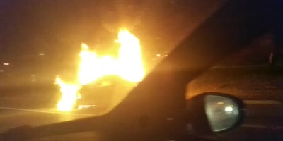Car Fire in New Jersey