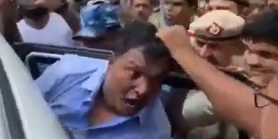 Arrest Of Indian Youth Congress Leader Goes Out Of Control