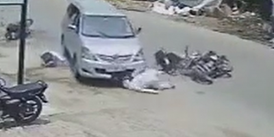 Indian Couple Wrecked By The Van