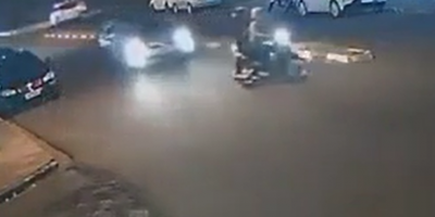 Brazilian Bikers Nailed From BEHIND