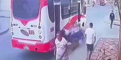 Wrong Time To Exit The Bus