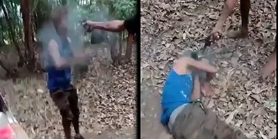 Guy Shot Point Blank in Face