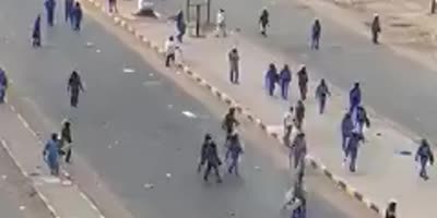 Protester Shot By Police In Saudi Arabia