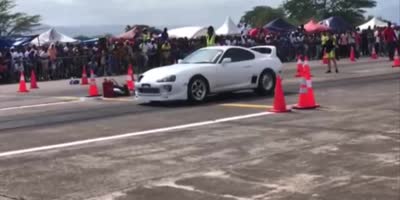 Drag Race Accident In Jamaica