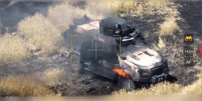 UKR armored car destroyed