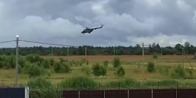 Hard Landing Of Helicopter In Russia