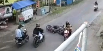 Motorcycle Accident In Indonesia