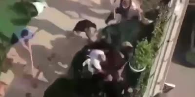 Mass Fight With Migrants In Russia