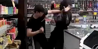 Full Video Of Vegas Store Owner Stabbing Robber