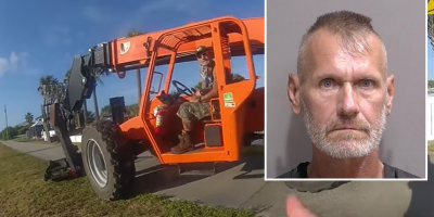 Homeless Florida Man Takes Stolen Construction Equipment on Joyride