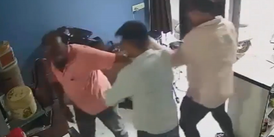 Business Owner Gets Beaten By Local Authorities In India